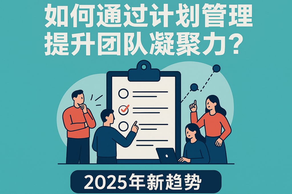 如何通过计划管理提升团队凝聚力？2025年新趋势