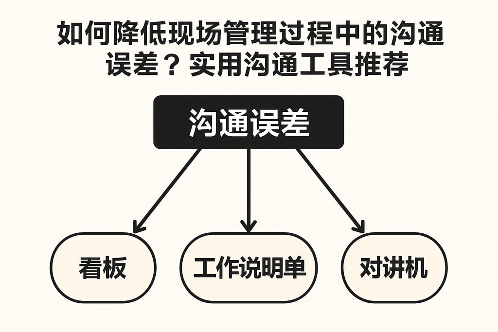 如何降低现场管理过程中的沟通误差？实用沟通工具推荐