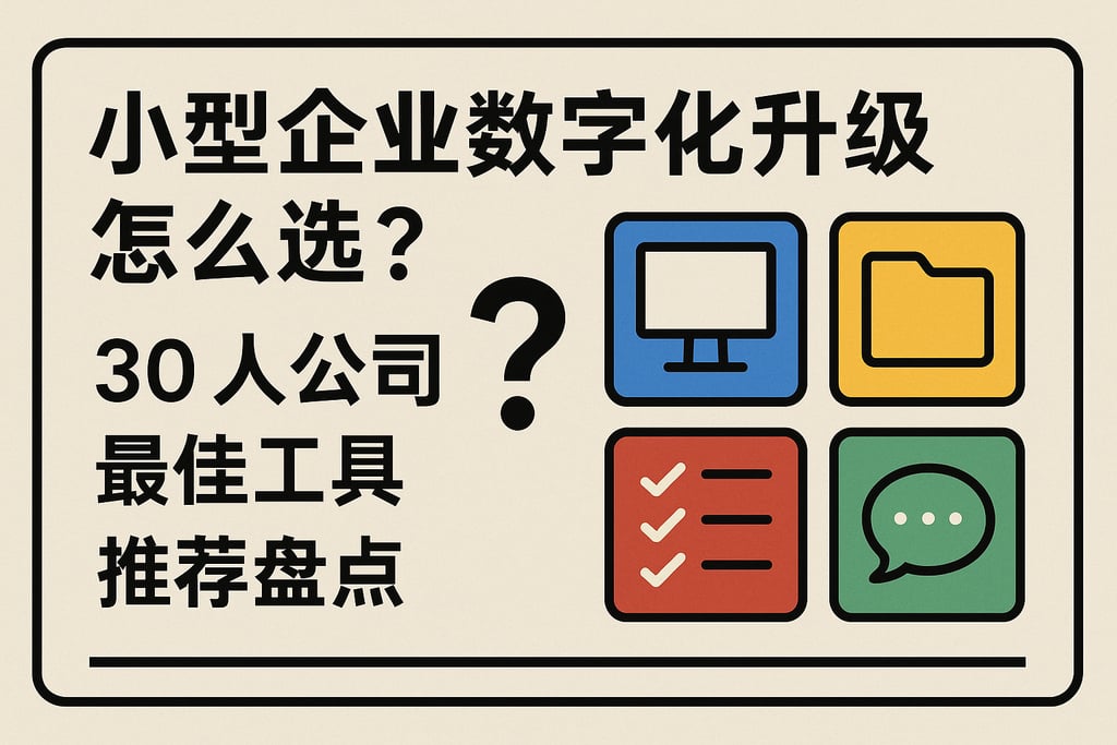 小型企业数字化升级怎么选？30人公司最佳工具推荐盘点