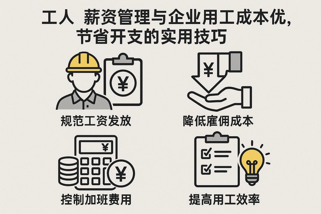 工人薪资管理与企业用工成本优化，节省开支的实用技巧