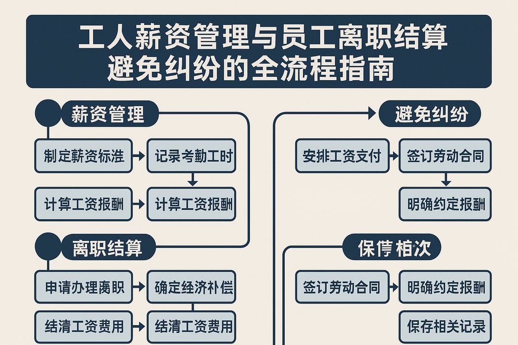 工人薪资管理与员工离职结算，避免纠纷的全流程指南