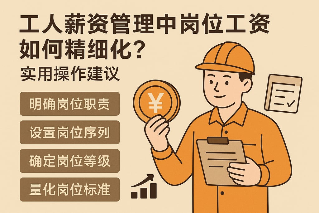 工人薪资管理中岗位工资如何精细化？实用操作建议