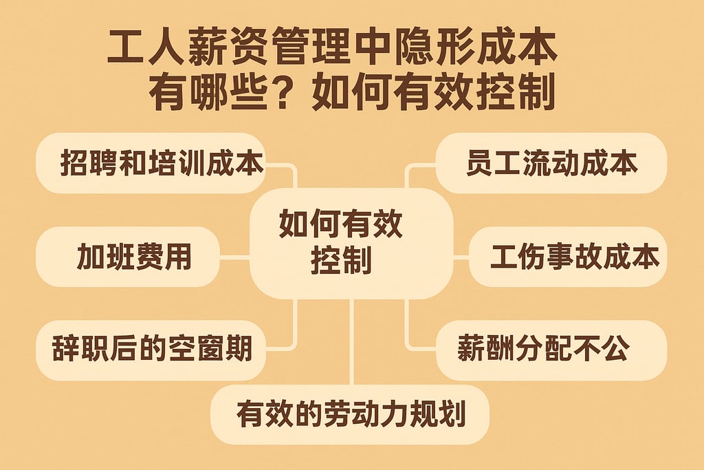 工人薪资管理中隐形成本有哪些？如何有效控制