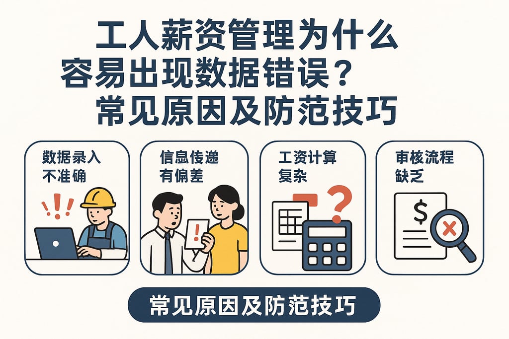 工人薪资管理为什么容易出现数据错误？常见原因及防范技巧