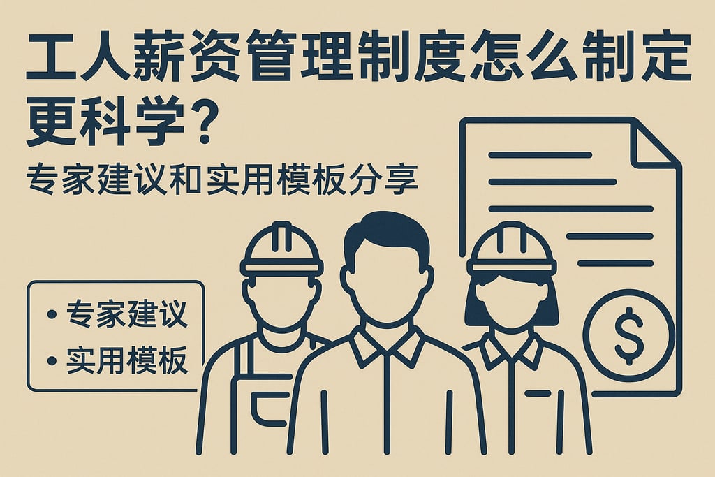 工人薪资管理制度怎么制定更科学？专家建议和实用模板分享
