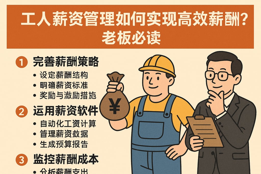 工人薪资管理如何实现高效薪酬预算？老板必读