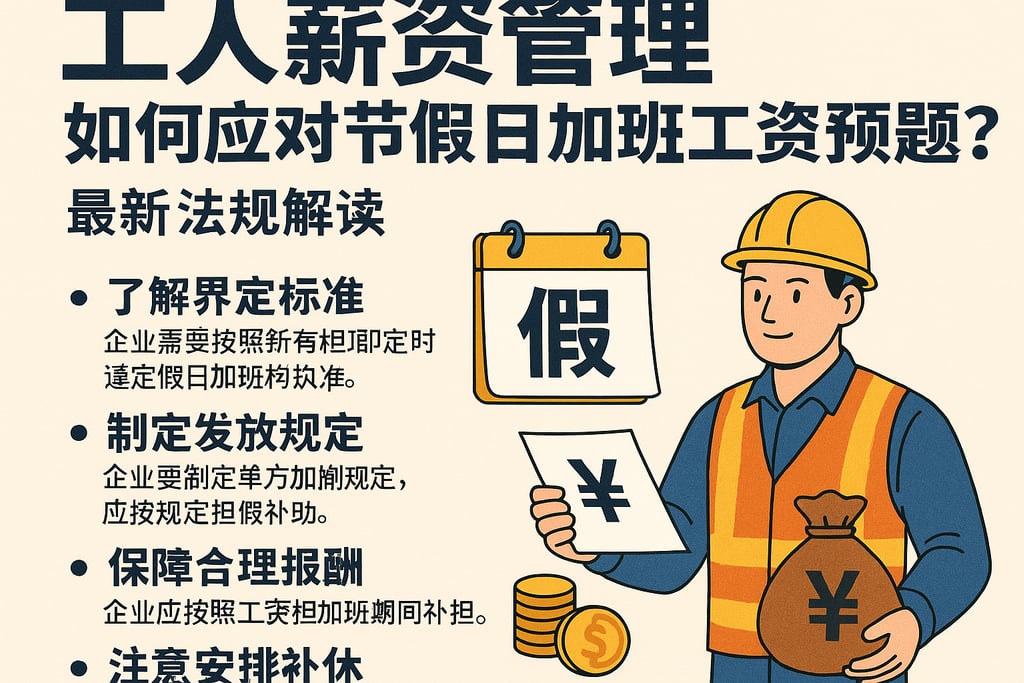 工人薪资管理如何应对节假日加班工资问题？最新法规解读