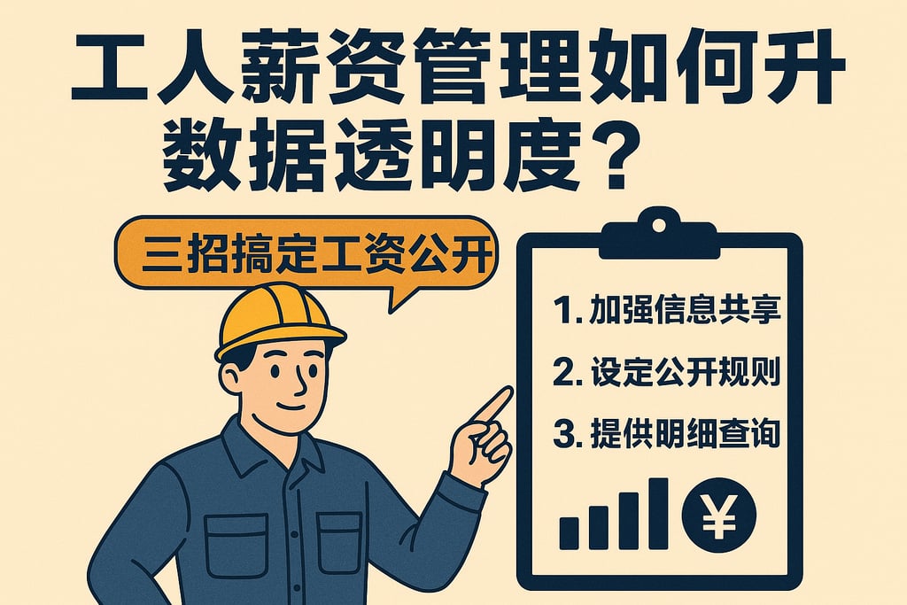 工人薪资管理如何提升数据透明度？三招搞定工资公开
