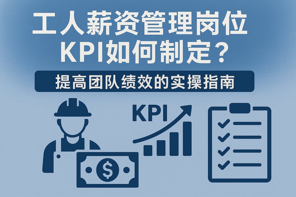 工人薪资管理岗位KPI如何制定？提高团队绩效的实操指南