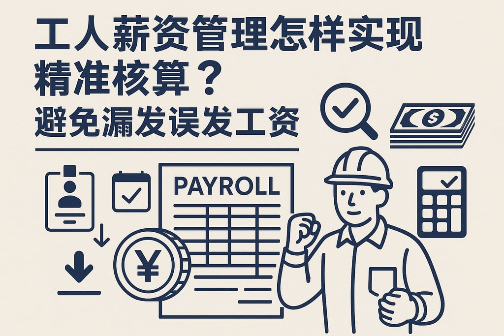 工人薪资管理怎样实现精准核算？避免漏发误发工资