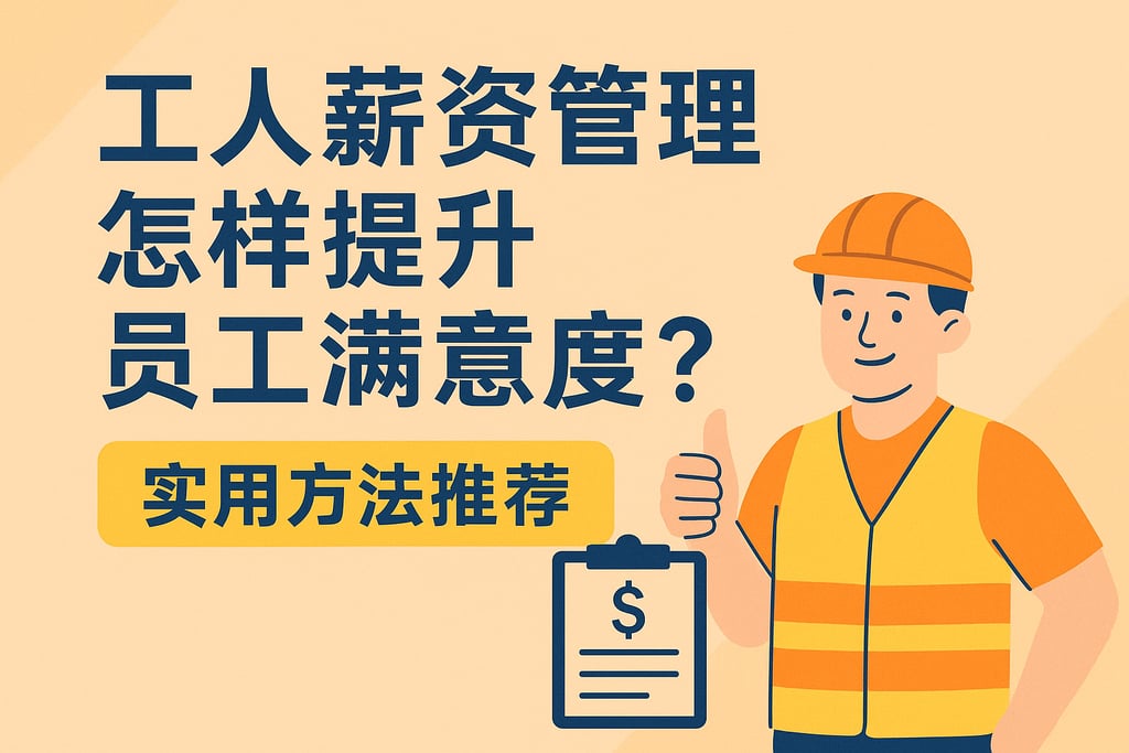 工人薪资管理怎样提升员工满意度？实用方法推荐