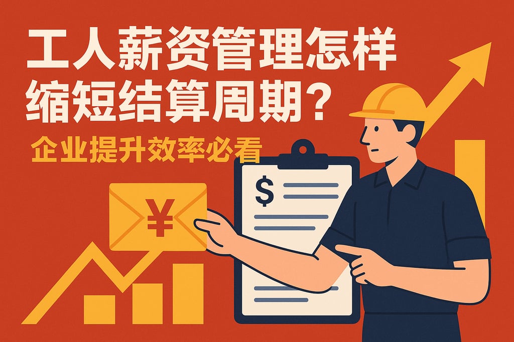 工人薪资管理怎样缩短结算周期？企业提升效率必看