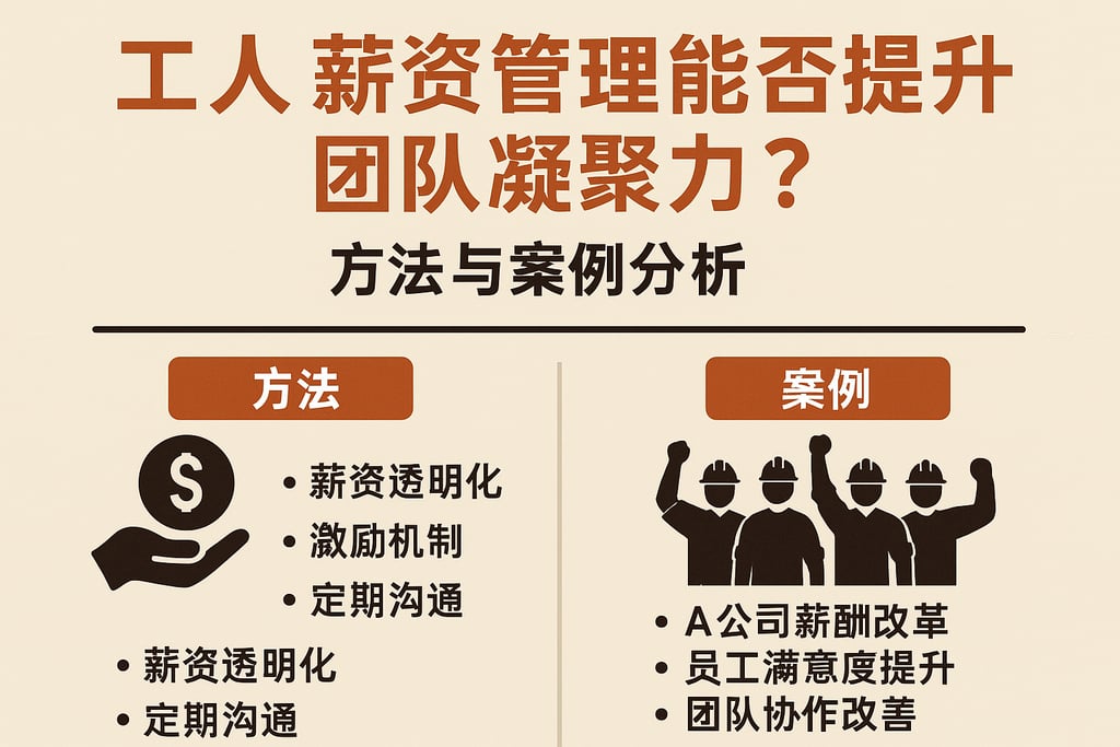 工人薪资管理能否提升团队凝聚力？方法与案例分析