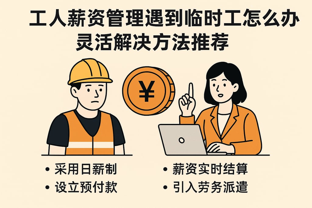 工人薪资管理遇到临时工怎么办？灵活解决方法推荐