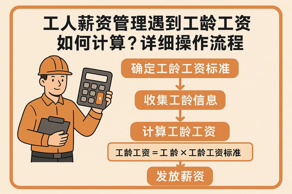 工人薪资管理遇到工龄工资如何计算？详细操作流程