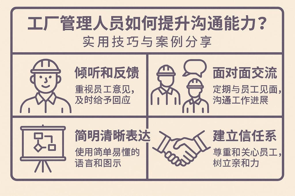 工厂管理人员如何提升沟通能力？实用技巧与案例分享