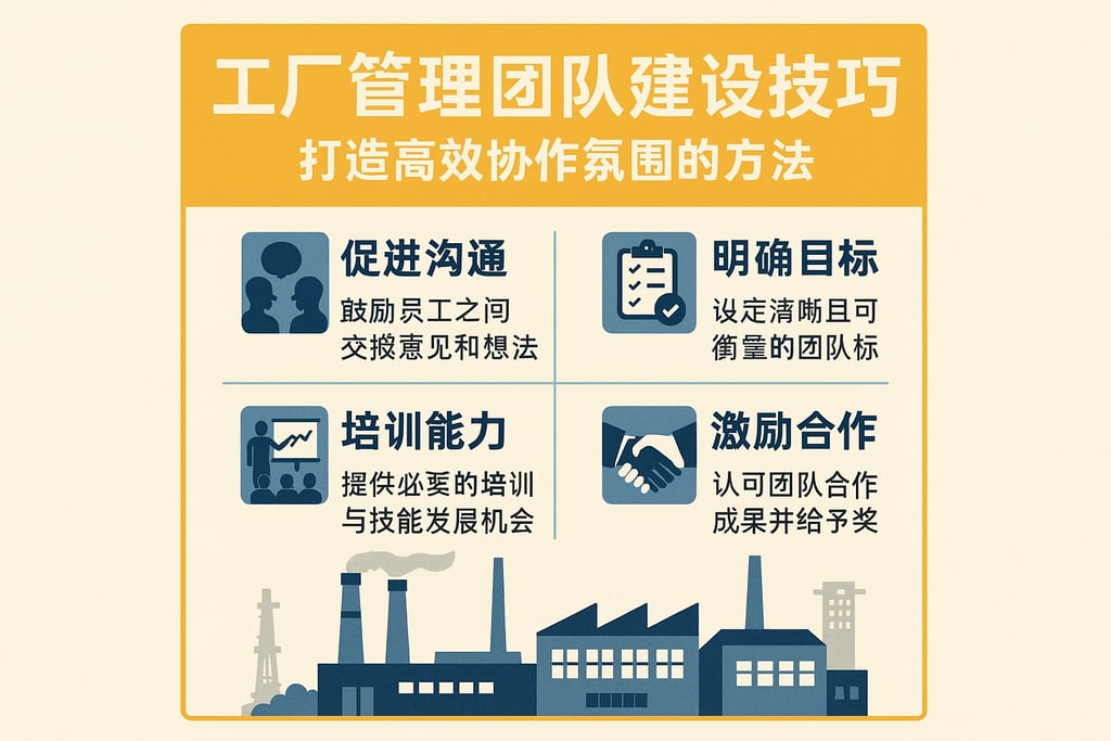 工厂管理团队建设技巧，打造高效协作氛围的方法