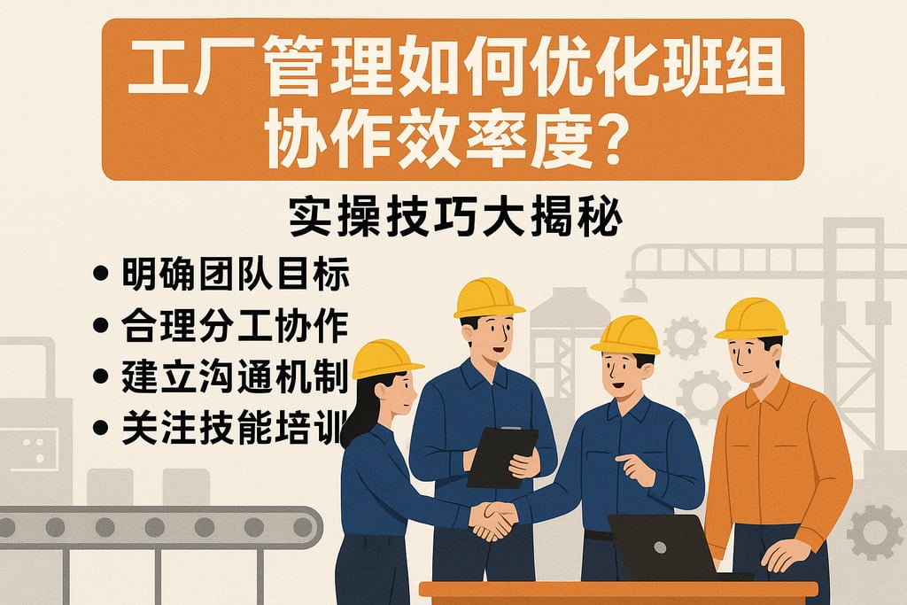 工厂管理如何优化班组协作效率？实操技巧大揭秘