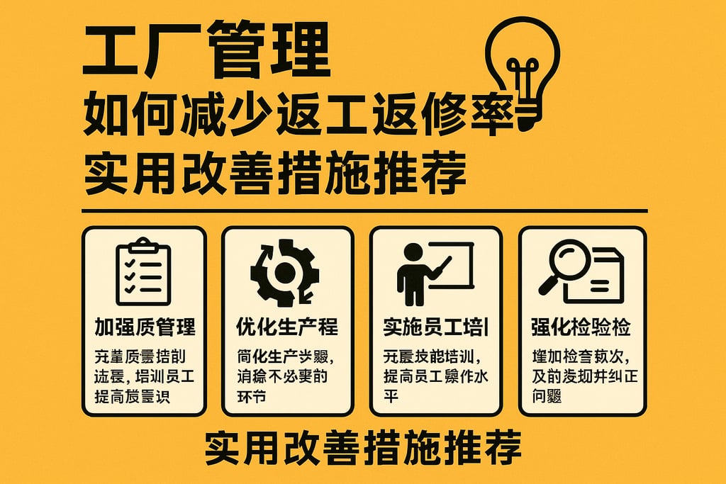 工厂管理如何减少返工返修率？实用改善措施推荐