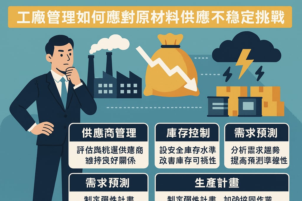 工厂管理如何应对原材料供应不稳定的挑战