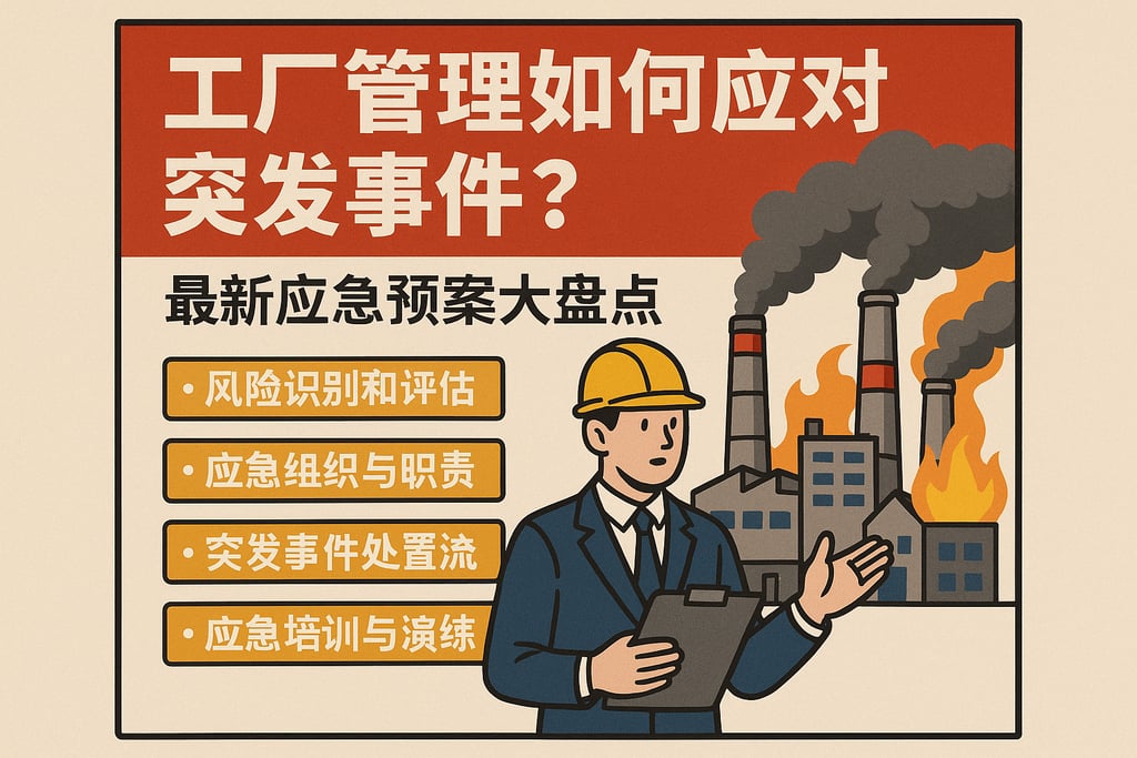 工厂管理如何应对突发事件？最新应急预案大盘点