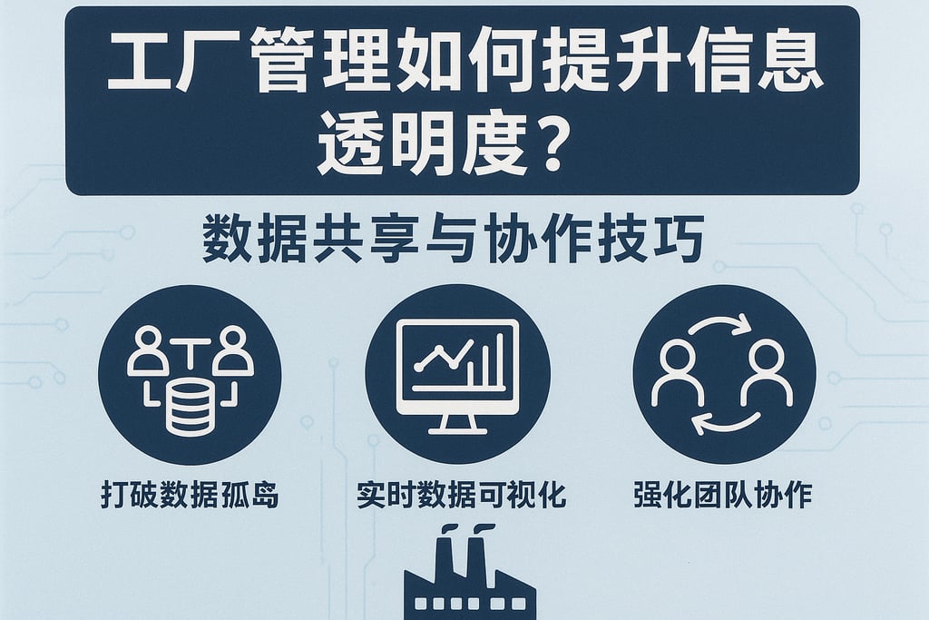工厂管理如何提升信息透明度？数据共享与协作技巧