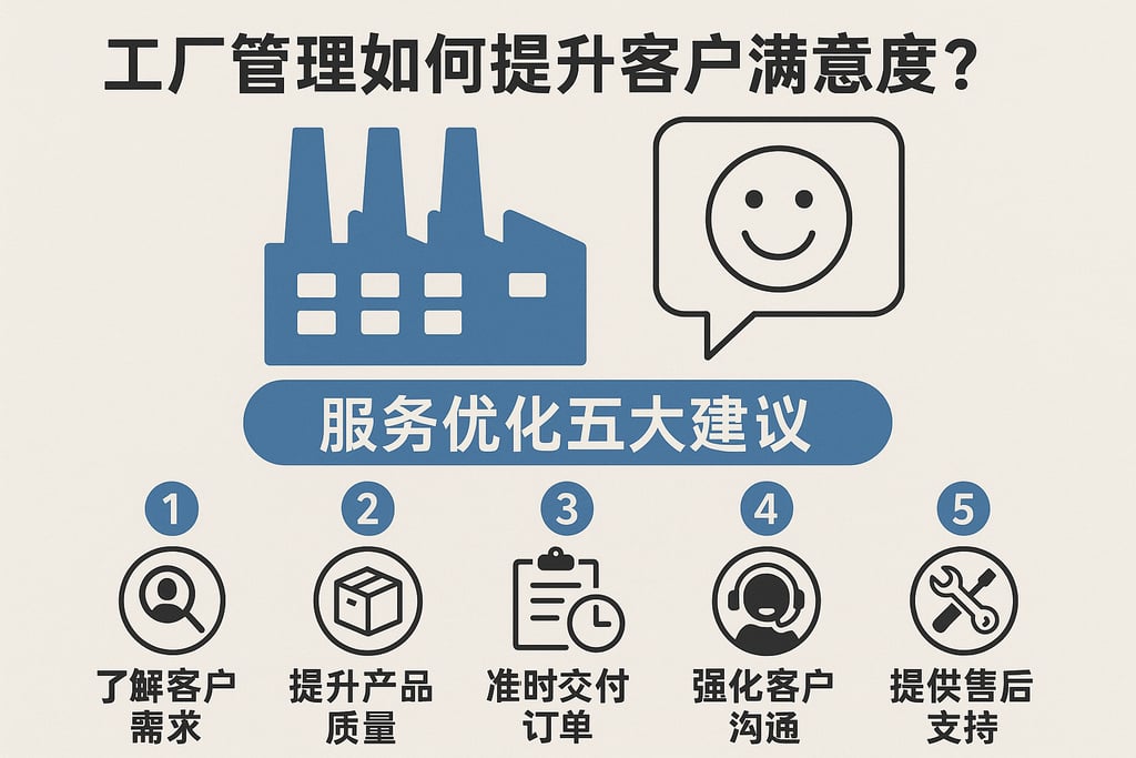 工厂管理如何提升客户满意度？服务优化五大建议
