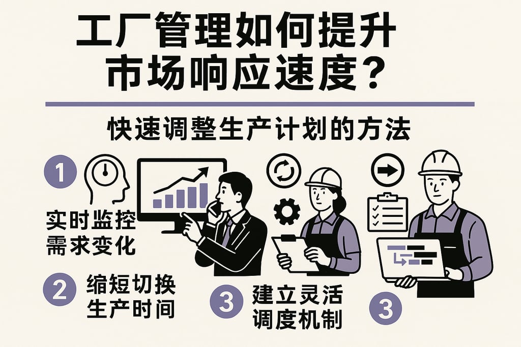 工厂管理如何提升市场响应速度？快速调整生产计划的方法