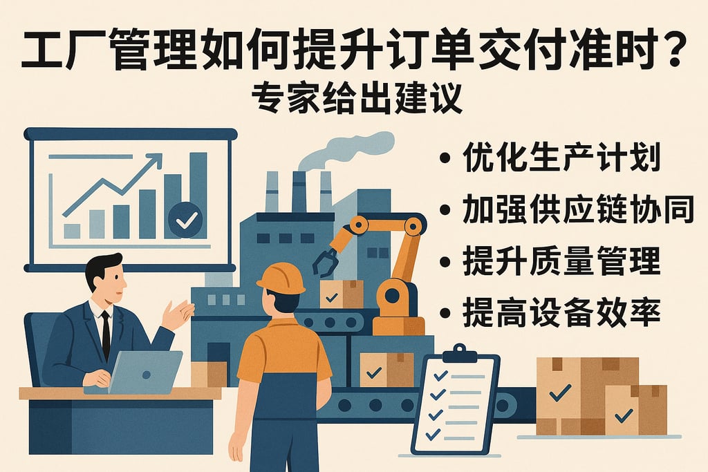 工厂管理如何提升订单交付准时率？专家给出建议