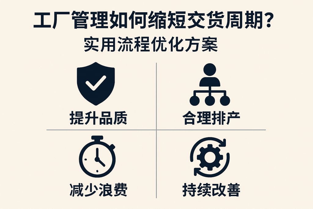 工厂管理如何缩短交货周期？实用流程优化方案