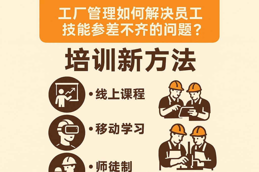 工厂管理如何解决员工技能参差不齐的问题？培训新方法