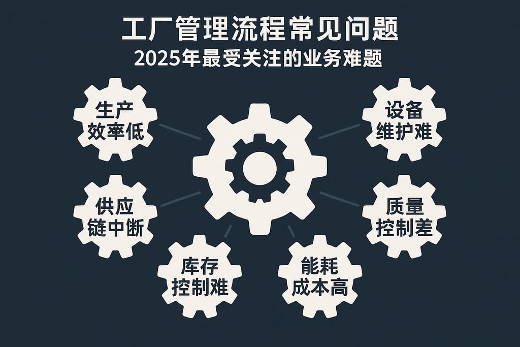 工厂管理流程常见问题，2025年最受关注的业务难题