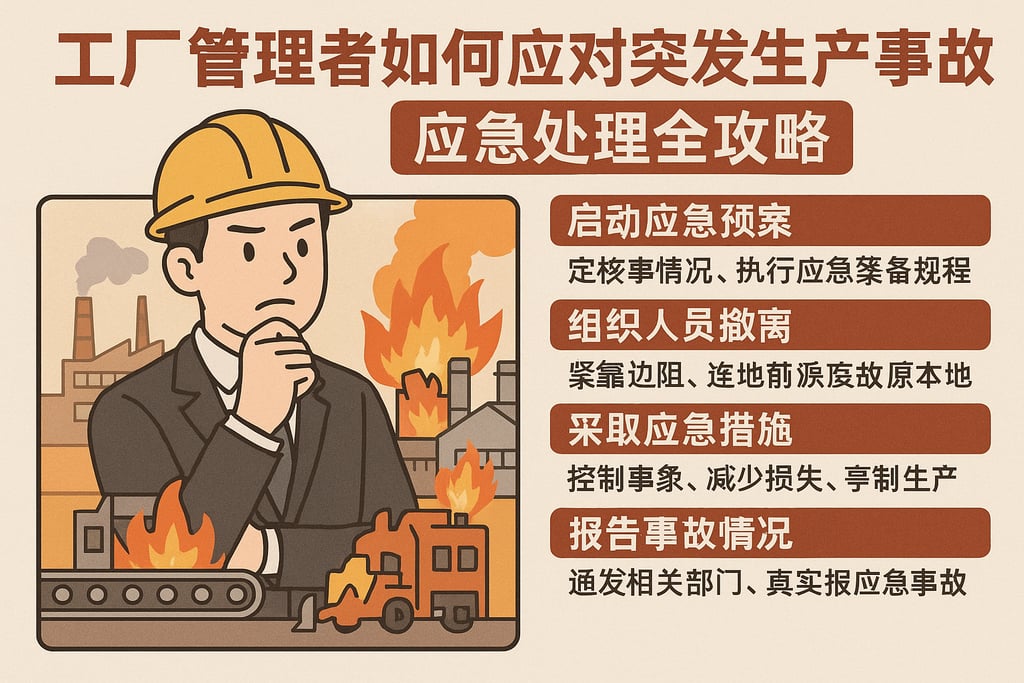 工厂管理者如何应对突发生产事故？应急处理全攻略