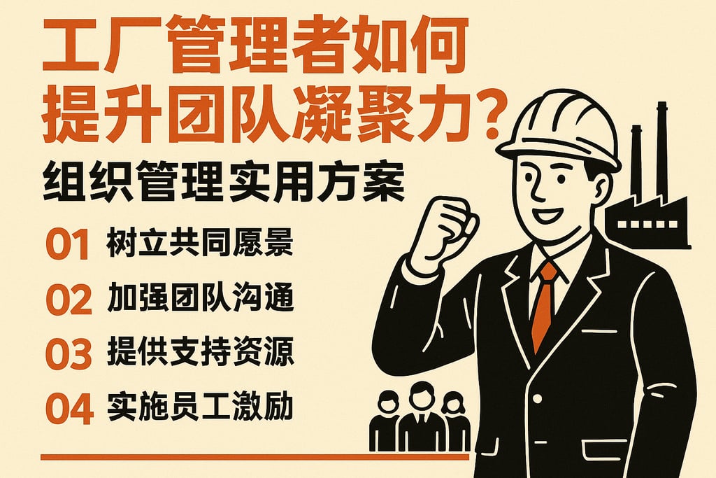 工厂管理者如何提升团队凝聚力？组织管理实用方案