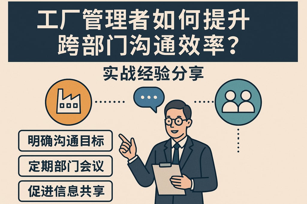 工厂管理者如何提升跨部门沟通效率？实战经验分享