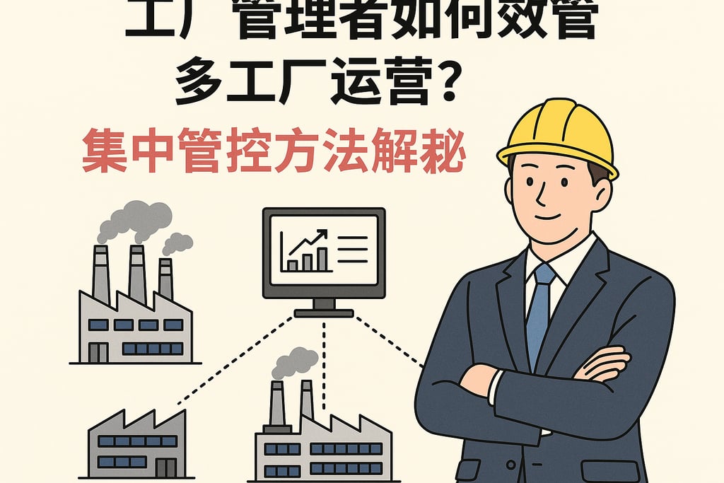 工厂管理者如何高效管理多工厂运营？集中管控方法揭秘