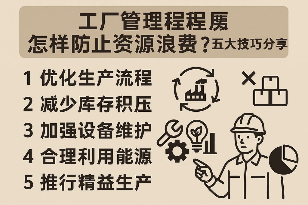 工厂管理过程中怎样防止资源浪费？五大技巧分享