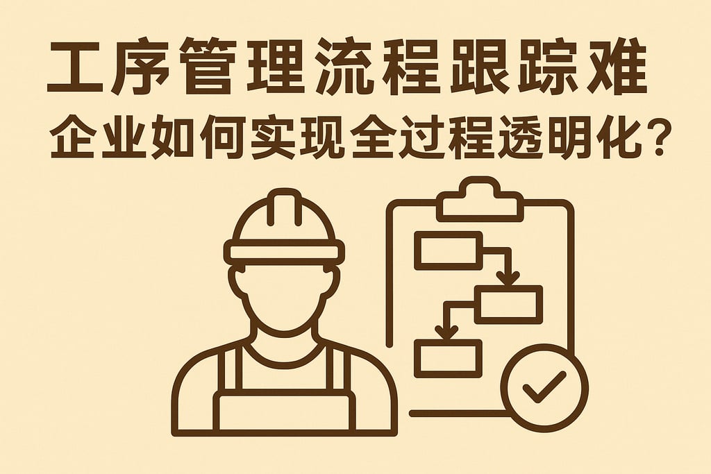 工序管理流程跟踪难，企业如何实现全过程透明化？