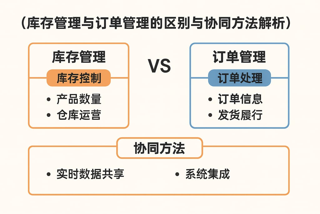 库存管理与订单管理的区别与协同方法解析