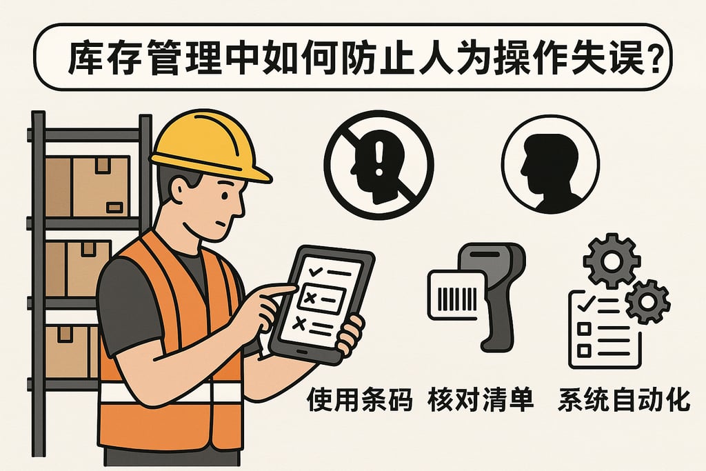 库存管理中如何防止人为操作失误？