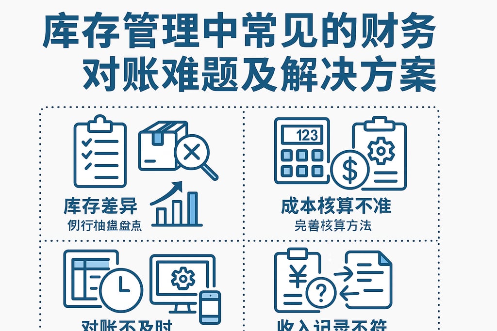库存管理中常见的财务对账难题及解决方案