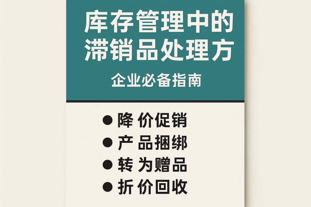 库存管理中的滞销品处理方法，企业必备指南