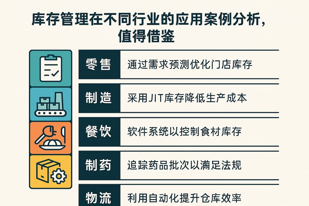 库存管理在不同行业的应用案例分析，值得借鉴