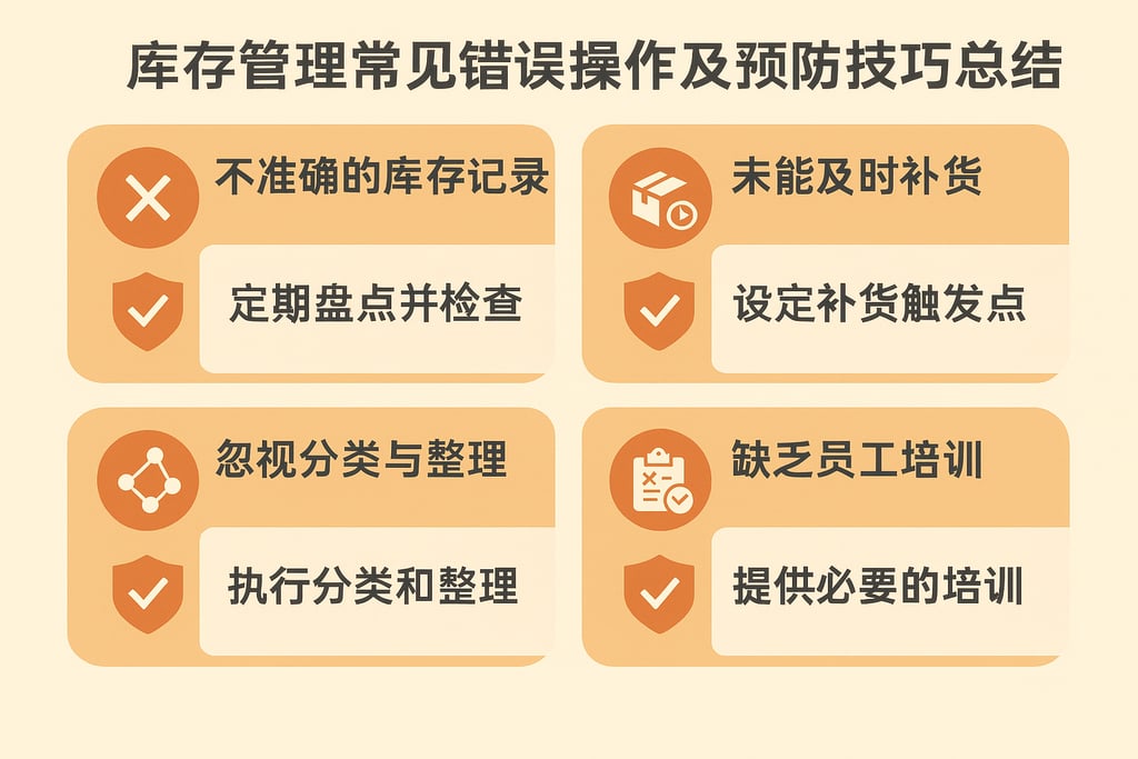 库存管理常见错误操作及预防技巧总结