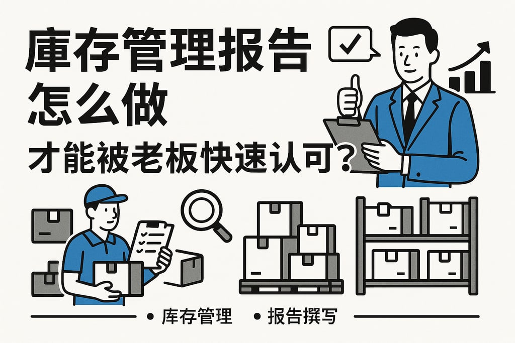 库存管理报告怎么做，才能被老板快速认可？