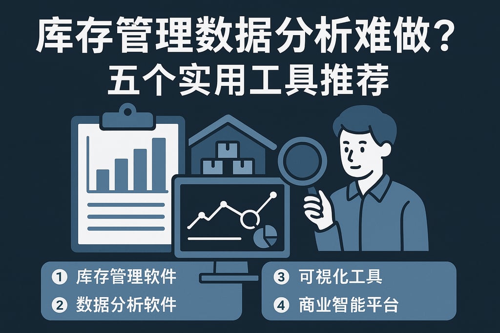库存管理数据分析难做？五个实用工具推荐