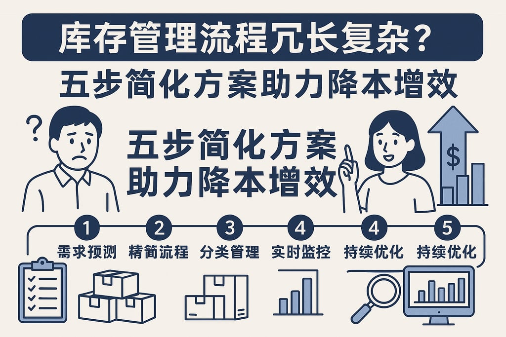 库存管理流程冗长复杂？五步简化方案助力降本增效