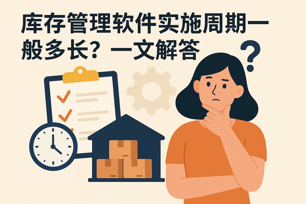 库存管理软件实施周期一般多长？一文解答