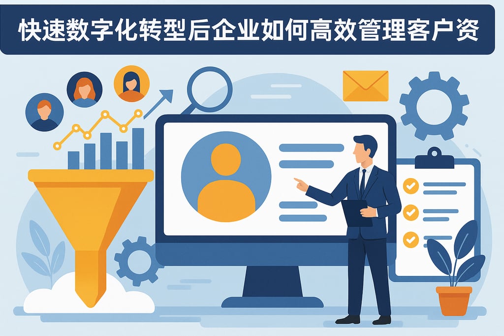 快速数字化转型后企业如何高效管理客户资源？