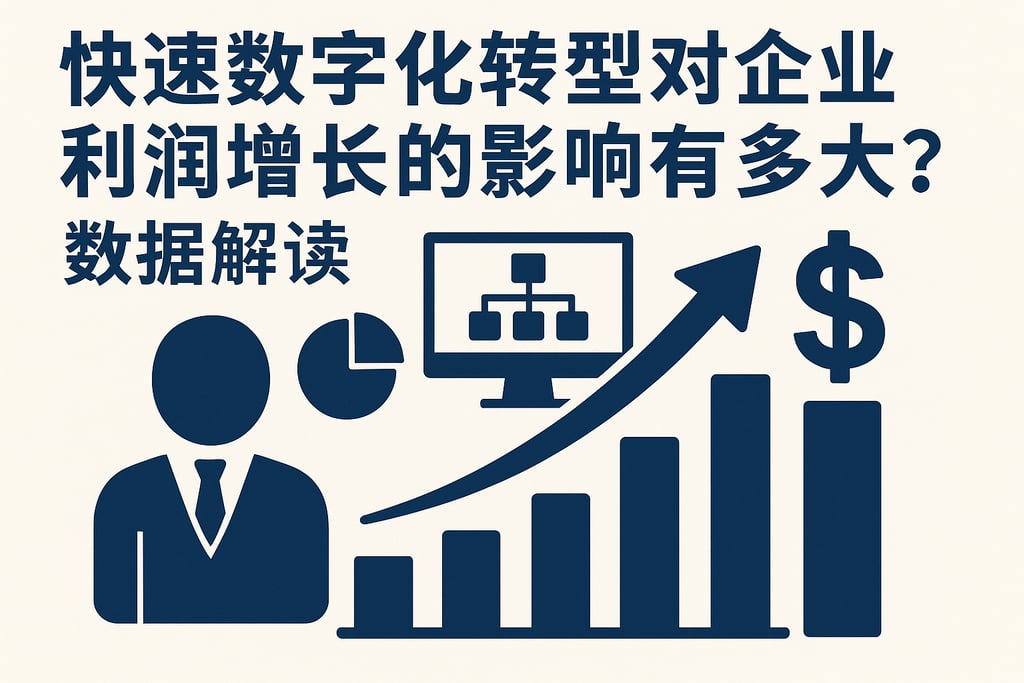 快速数字化转型对企业利润增长的影响有多大？数据解读